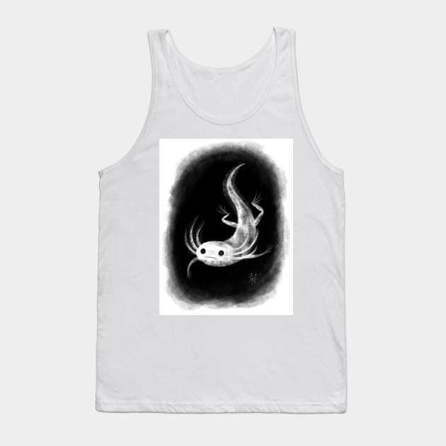 Axolotl Tank Top by rogerhoyosp